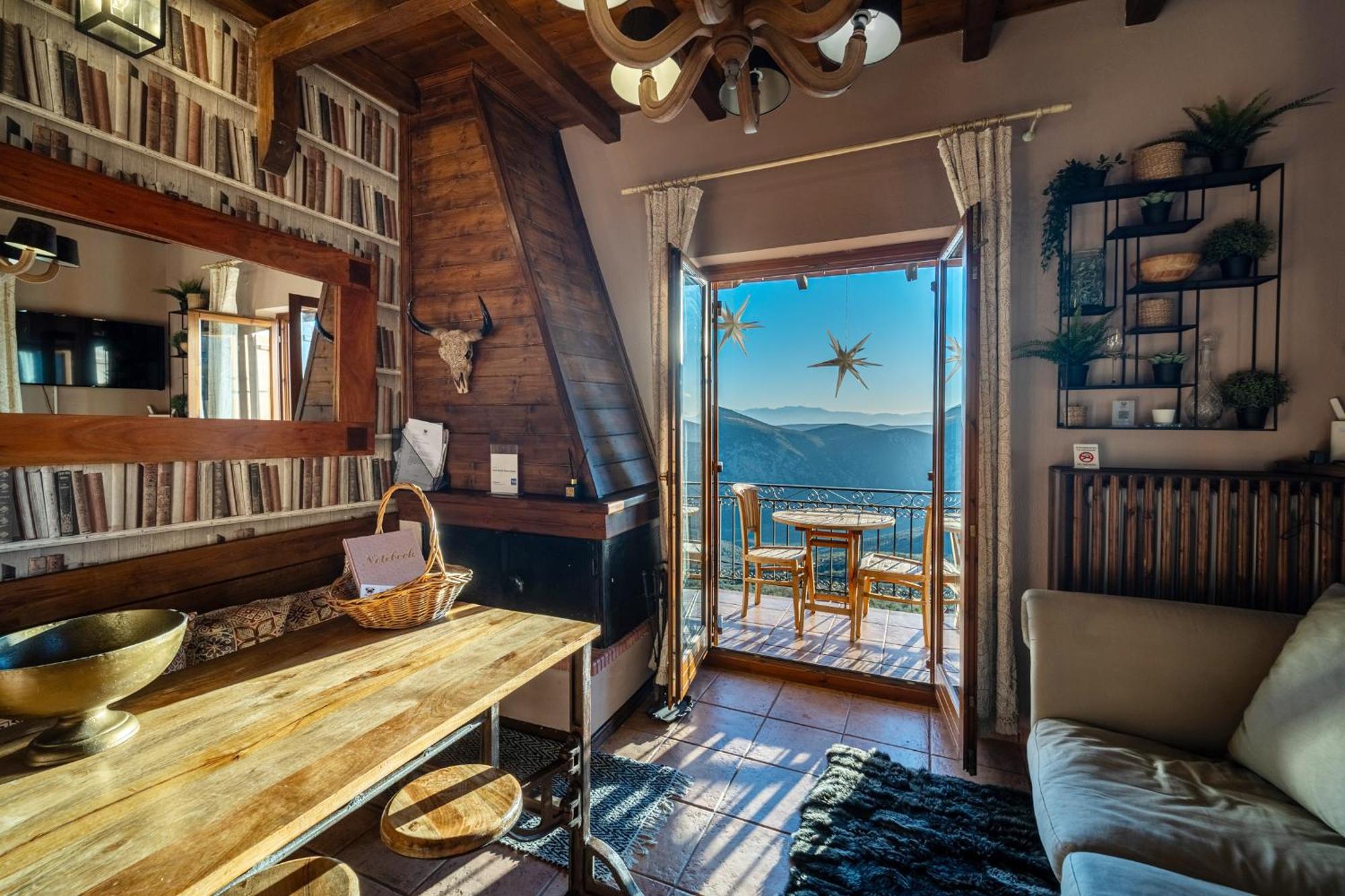 Rock Dandy Deluxe Chalet In Arachova - Delphi, Sauna, Prv Parking, Amazing View Экстерьер фото