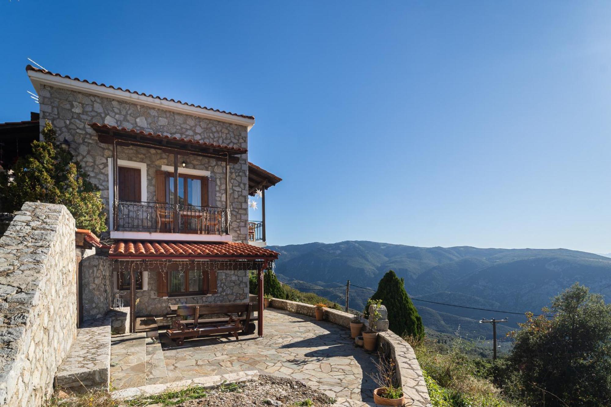 Rock Dandy Deluxe Chalet In Arachova - Delphi, Sauna, Prv Parking, Amazing View Экстерьер фото