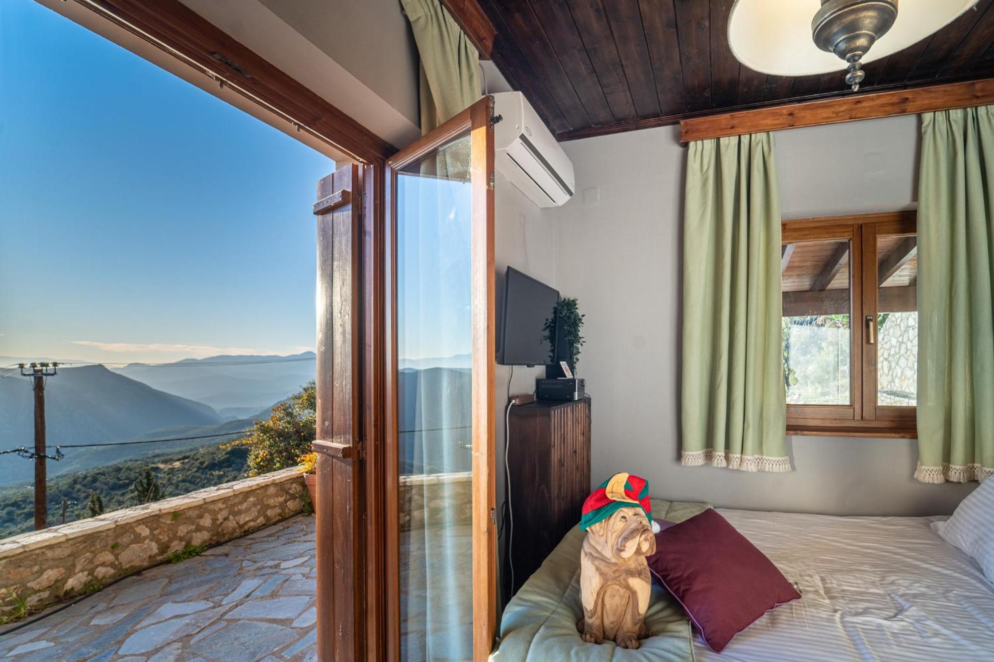 Rock Dandy Deluxe Chalet In Arachova - Delphi, Sauna, Prv Parking, Amazing View Экстерьер фото