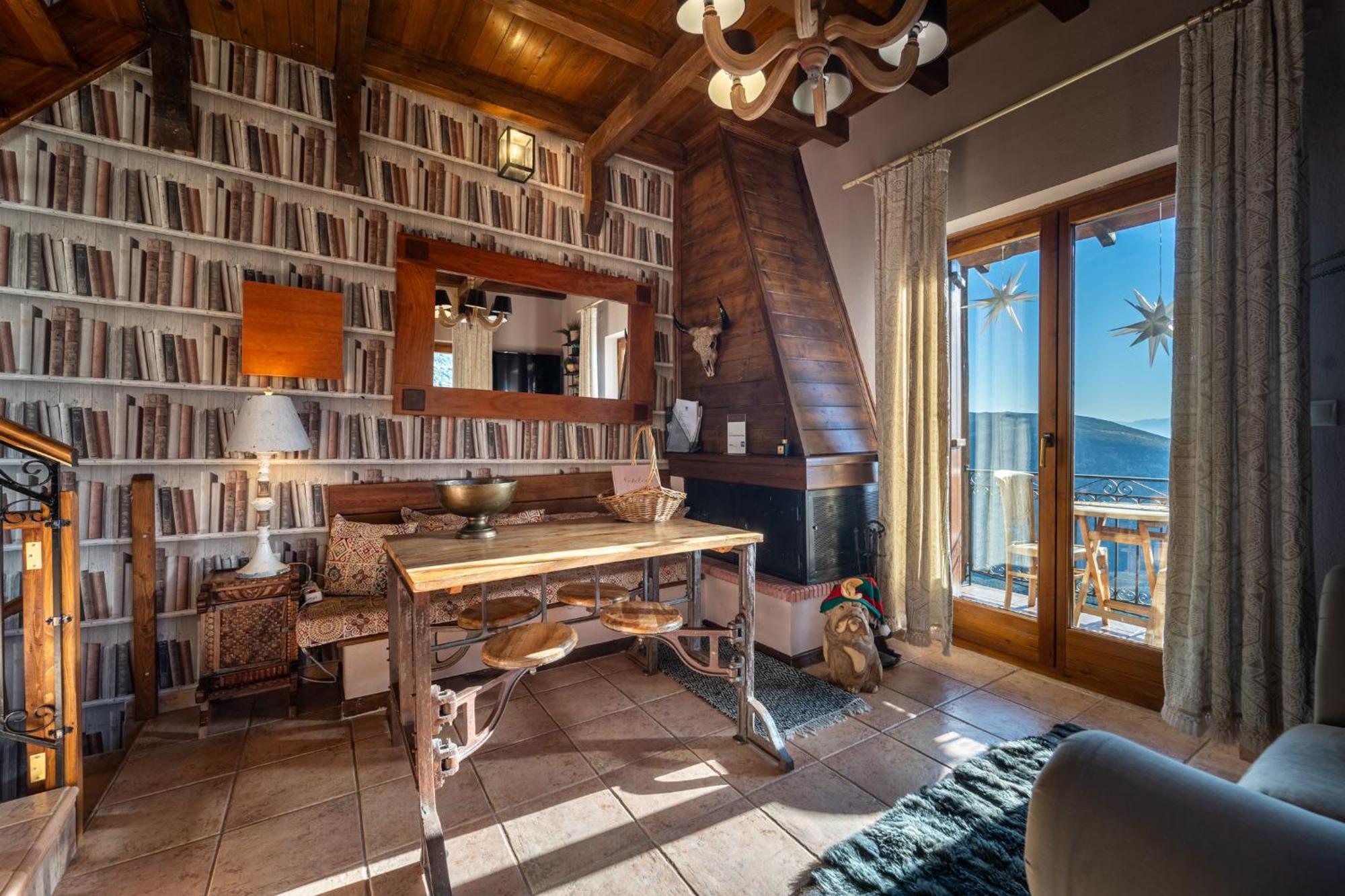 Rock Dandy Deluxe Chalet In Arachova - Delphi, Sauna, Prv Parking, Amazing View Экстерьер фото