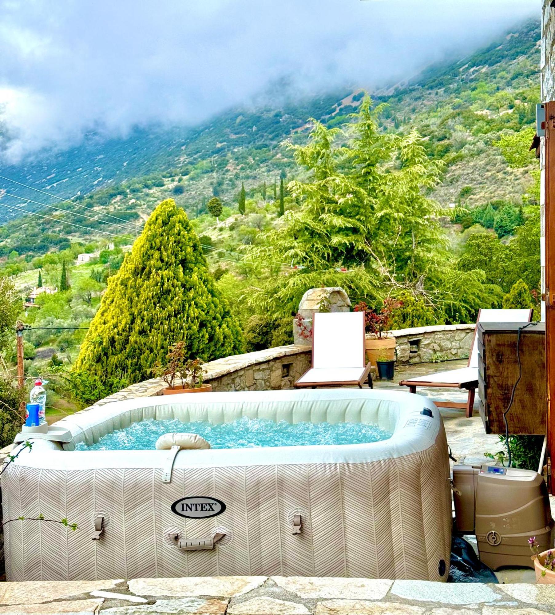 Rock Dandy Deluxe Chalet In Arachova - Delphi, Sauna, Prv Parking, Amazing View Экстерьер фото